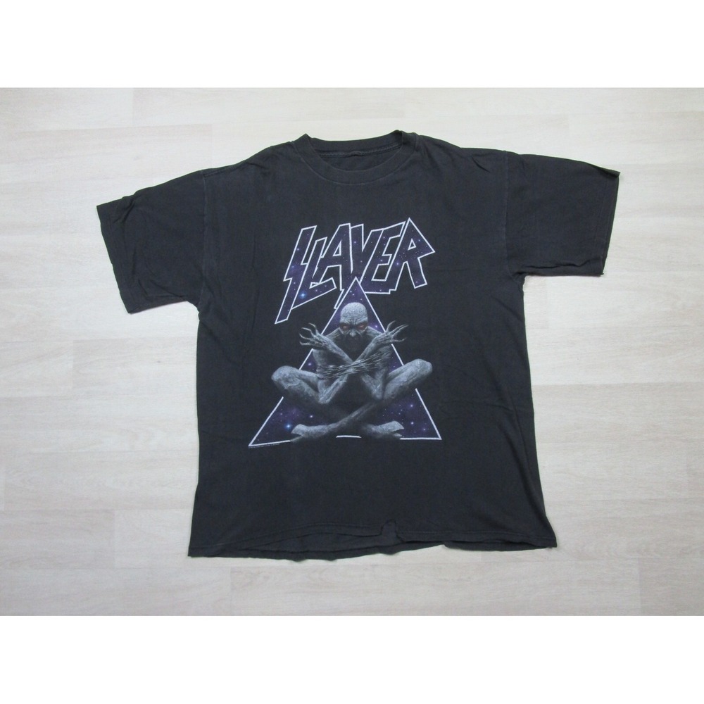 Vintage Slayer Divine Intervention Tour (XL) T Shirt 90s European Intourvention